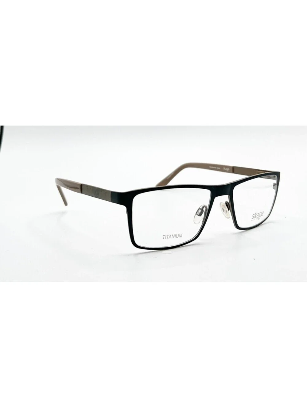Skaga 2512-U Rikku 501 Black/Brown Authentic Eyeglasses 56-19-145